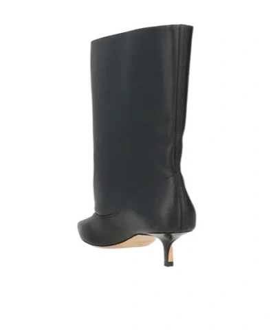 Jacquemus Minimalist Pointed-toe Ankle Boots In Black
