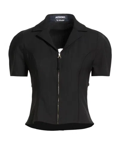 Jacquemus Minimalist Shirt In Black