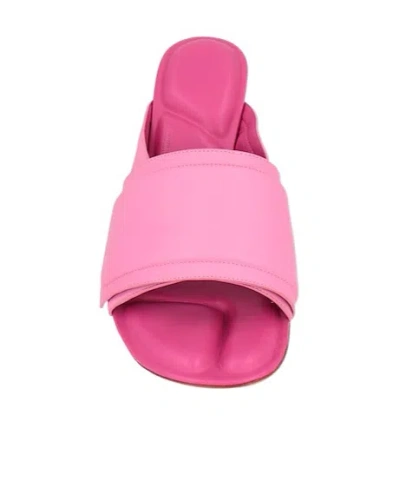 Jacquemus Minimalist Thin High-heel Sandals In Pink
