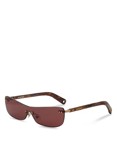 Jacquemus Mirada Cat Eye Sunglasses, 55mm In Gray