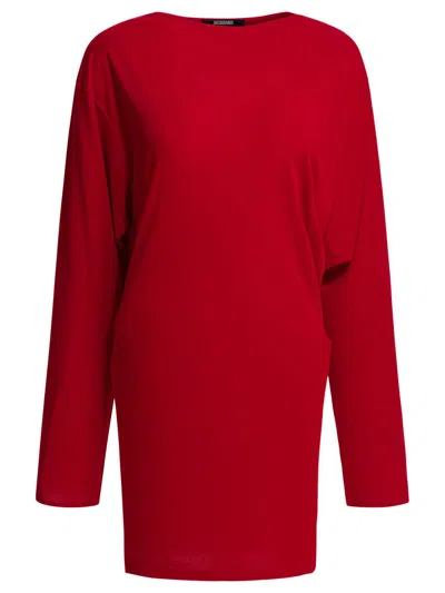 Jacquemus "mistral" Dress In Red