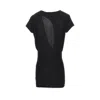 Jacquemus 'mistral' Jersey Mini Dress In Black