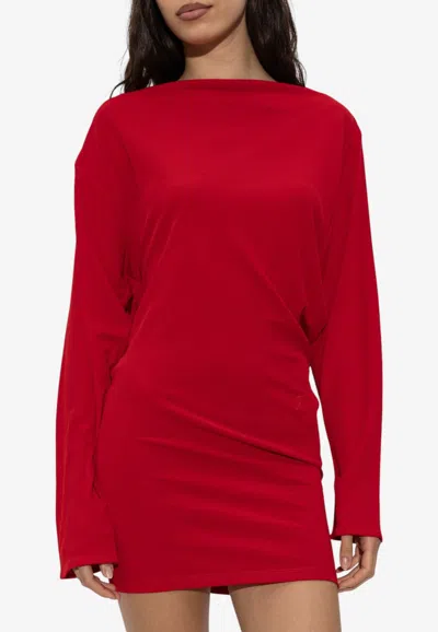 Jacquemus Mistral Mini Dress In Red