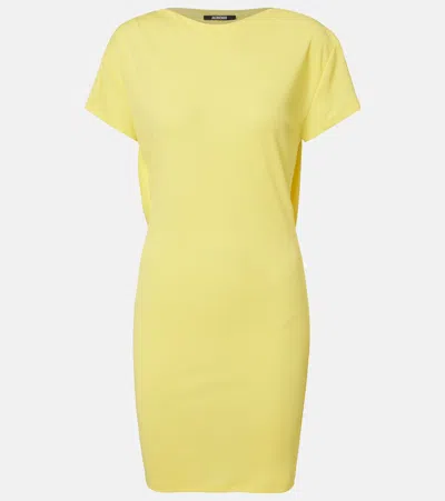 Jacquemus Mistral Minidress In Yellow