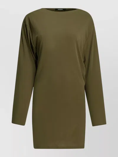 JACQUEMUS MISTRAL SHORT DRESS DRAPED BACK DESIGN