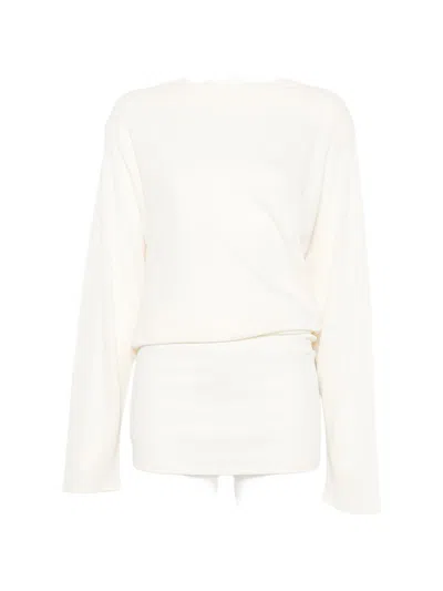 Jacquemus Mistral Short Dress In White