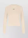 Jacquemus Le Gros Grin Logo-detail Long-sleeve T-shirt In Neutral