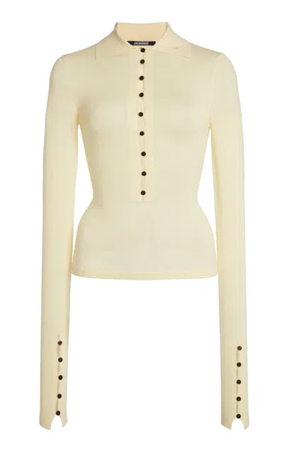 Jacquemus ml Wool-blend Polo Top
