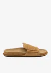 Jacquemus Suede Leather Moccasin-style Sandals