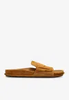 Jacquemus Suede Leather Moccasin-style Sandals