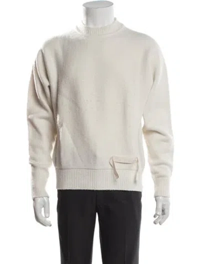 Pre-owned Jacquemus Mock Neck Long Sleeve Pullover In Neutrals