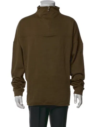 Pre-owned Jacquemus Mock Neck Long Sleeve Sweatshirt W/ Tags In Green