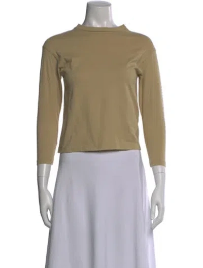 Pre-owned Jacquemus Mock Neck Long Sleeve Top W/ Tags In Neutral