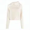 Jacquemus Mock Neck Ribbed Knit Sweater In Neutral