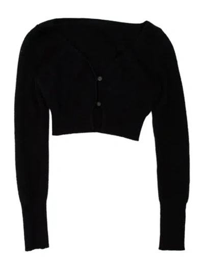 Pre-owned Jacquemus Mock Neck Sweater In Black