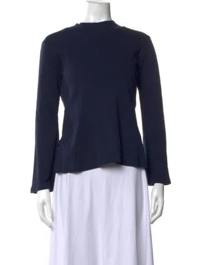 Pre-owned Jacquemus Mock Neck Sweater In Blue