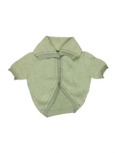 Pre-owned Jacquemus Mock Neck Sweater In Green