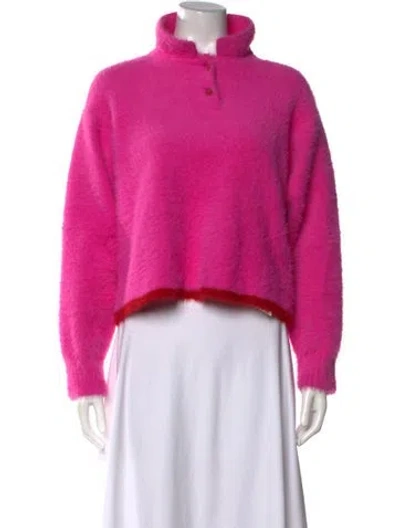 Pre-owned Jacquemus Mock Neck Sweater In Pink