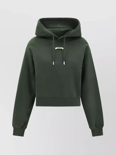 JACQUEMUS MODERN COTTON LOGO HOODIE