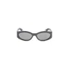 Jacquemus Modern Grey Acetate Sunglasses With Tinted Lenses In Gray