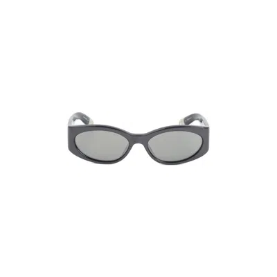 Jacquemus Modern Grey Acetate Sunglasses With Tinted Lenses In Gray