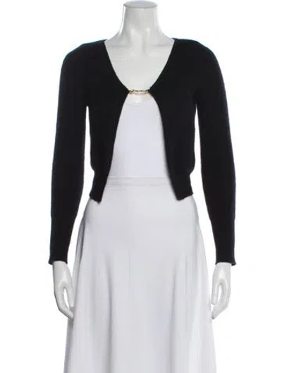 Pre-owned Jacquemus Mohair Bolero In Black