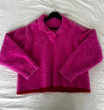 Pre-owned Jacquemus Mohair Polo In Pink