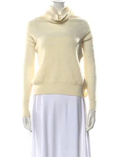Pre-owned Jacquemus Mohair Turtleneck Sweater In Neutral