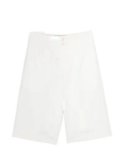 Jacquemus Moisson Buttoned Shorts In White