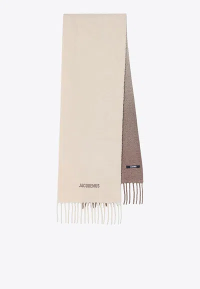 JACQUEMUS MOISSON FRINGED SCARF