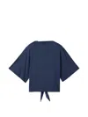 Jacquemus Moisson Open-back T-shirt In Blue