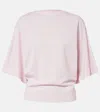 Jacquemus Moisson Oversized Open-back Jersey T-shirt In Pink