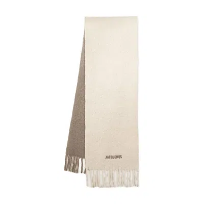 Jacquemus Moisson Scarf In Beige