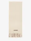 Jacquemus The Beige Moisson Scarf In Sand