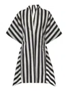 Jacquemus Womens Jacquard Medium Stripes Moisson Striped Cotton And Silk Tunic In Multi