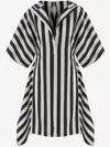 Jacquemus Womens Jacquard Medium Stripes Moisson Striped Cotton And Silk Tunic