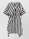 Jacquemus Womens Jacquard Medium Stripes Moisson Striped Cotton And Silk Tunic In Black