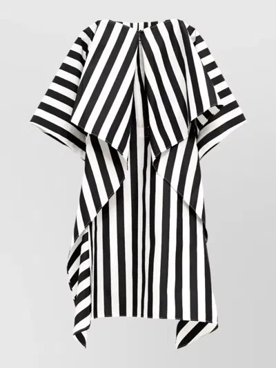 Jacquemus Womens Jacquard Medium Stripes Moisson Striped Cotton And Silk Tunic In Multi
