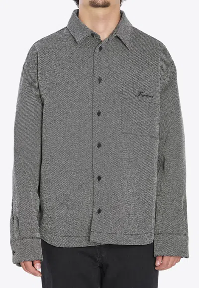 JACQUEMUS MOLINO WOOL-BLEND OVERSHIRT