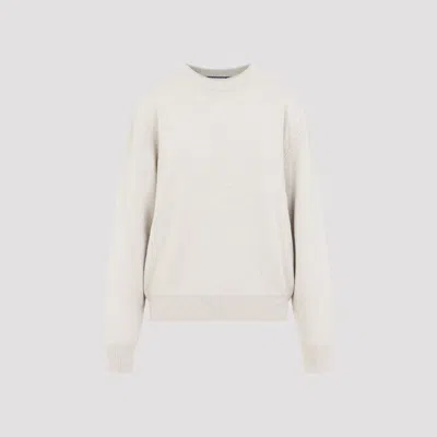 Jacquemus Moulin Merino Wool Sweater In Neutral