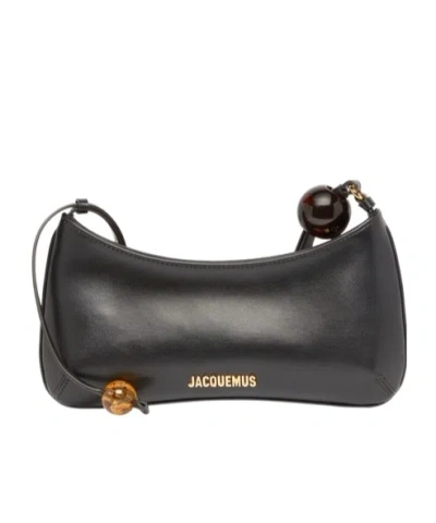 Jacquemus Multi-function Shoulder Bag In Black