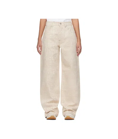 Jacquemus Multi-pocket Jeans In Nude