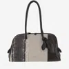 Jacquemus Le Turismo Snakeskin Top Handle Bowling Bag In Multi