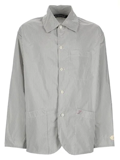 Jacquemus Multicolour Polyester Cotton Jacket In Gray