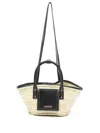 Jacquemus Le Petit Panier Soli Basket Bag In Natural