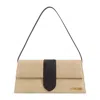 Jacquemus Natural Beige Raffia Le Bambino Long Handbag In Neutral