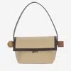 Jacquemus Natural Rond Carr Shoulder Bag In Natural
