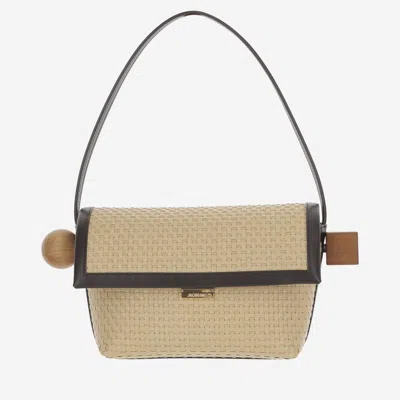 Jacquemus Natural Rond Carr Shoulder Bag
