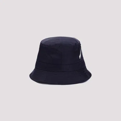 JACQUEMUS NAVY BLUE BUCKET HAT
