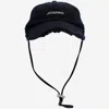 Jacquemus Navy Blue Casquette Artichaut Hat In Blue